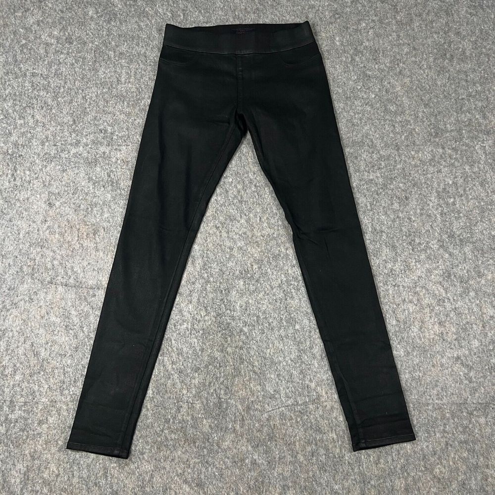 James‎ Jeans Women's Jeggings 28x30 Black Skinny Solid Mid Rise Pull On 4Pockets